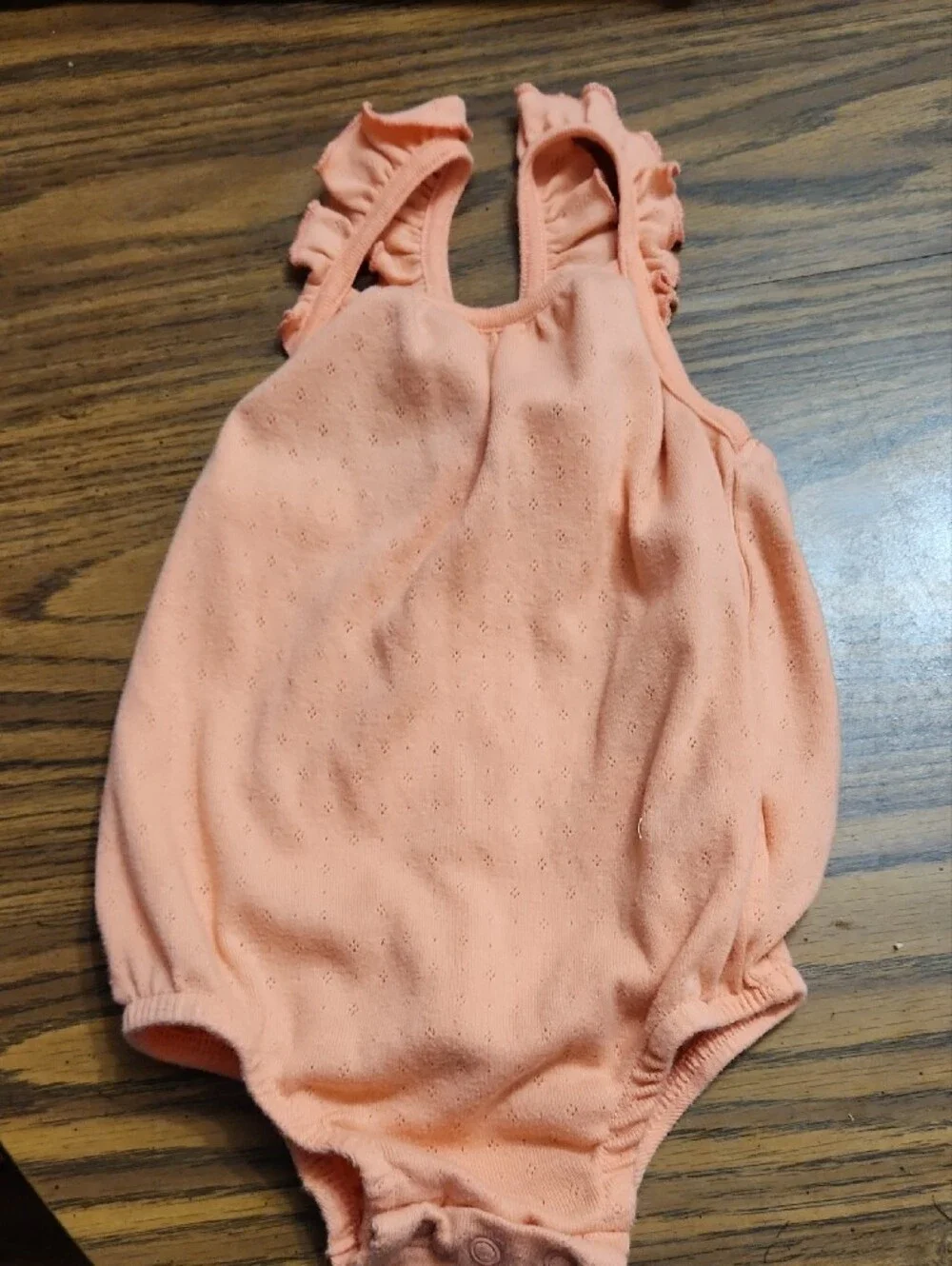 Shabby Chic Girls' Mixed Pink, Coral, Peach & Cream One-Piece Bodysuit Set